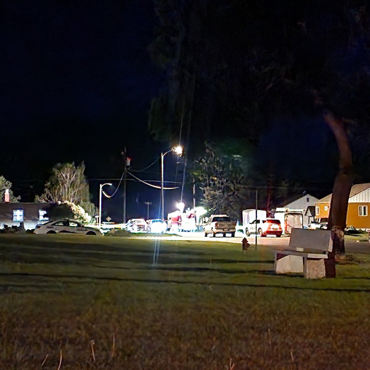 Shooting in Lewistown, Montana. Details very limited. there is no threat to the public and at the area will be blocked off for quite some time. This is right next to the park in the area.  